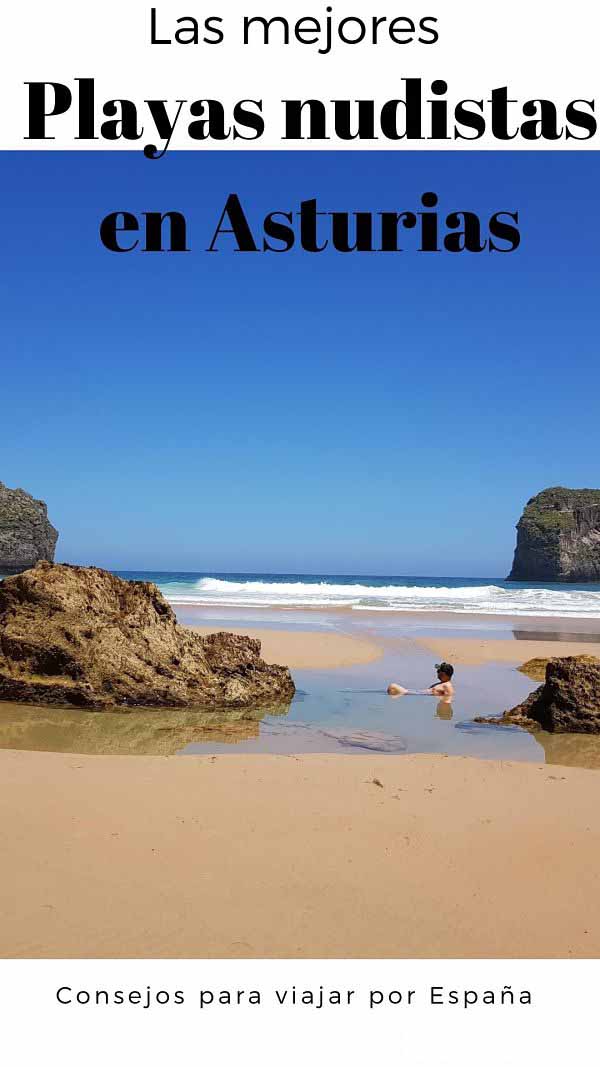 playas nudistas de Asturias